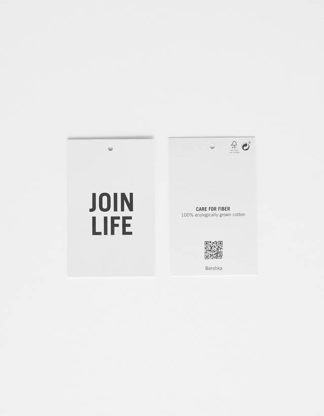 bershka join life t shirt