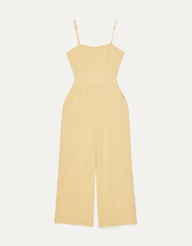 linen tie overalls