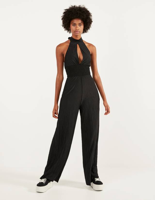 Halter neck jumpsuit - JOIN LIFE 