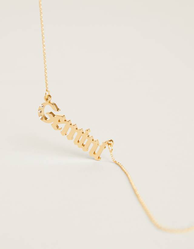Gemini zodiac necklace - Accessories 