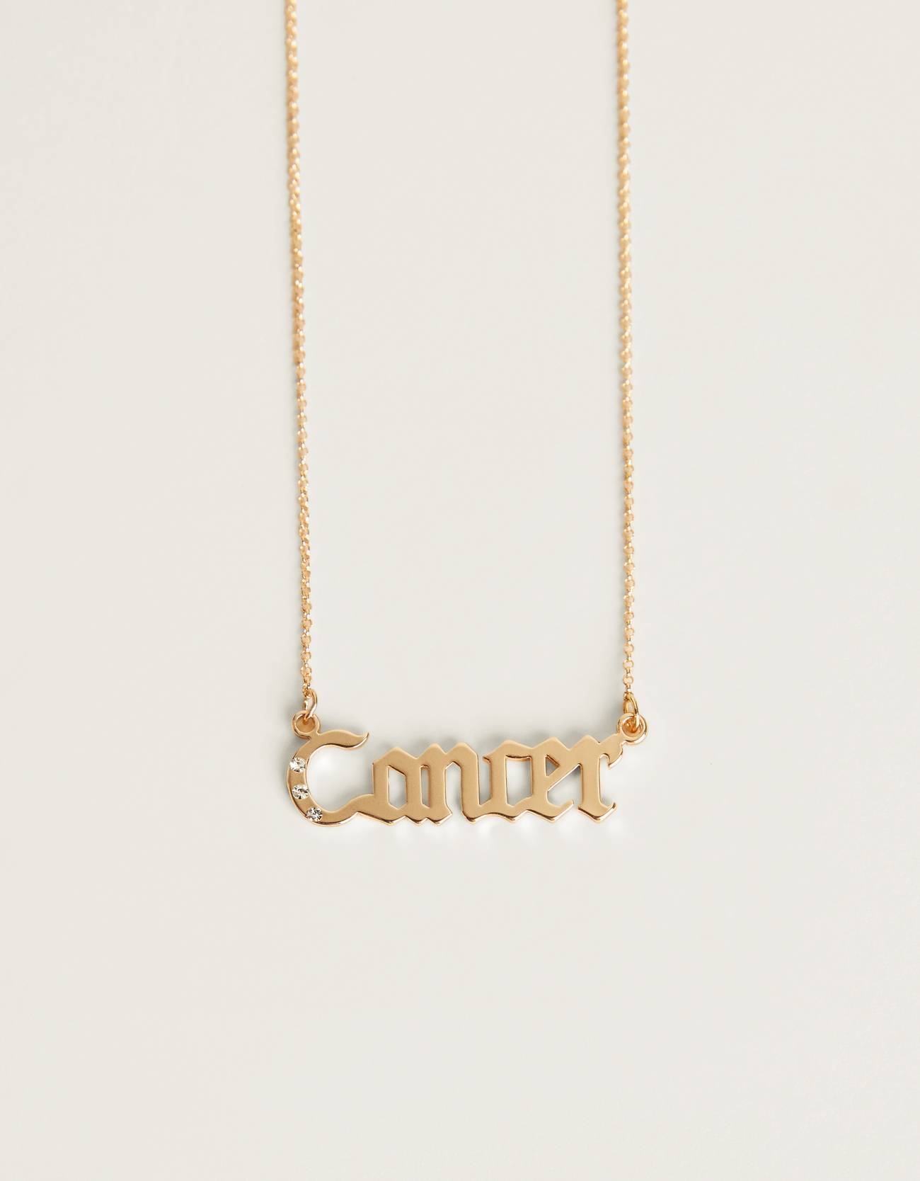 Cancer zodiac necklace - Woman | Bershka