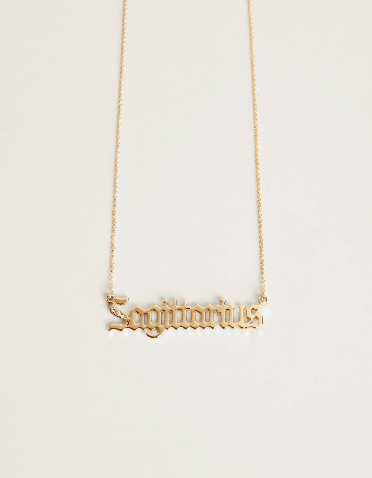 Sagittarius zodiac necklace 