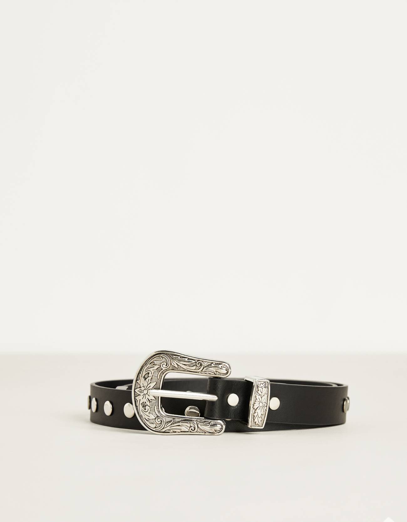 Studded cowboy belt - CLOTHING 