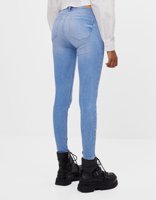 Stretchy push up jeans - Denim - Woman 