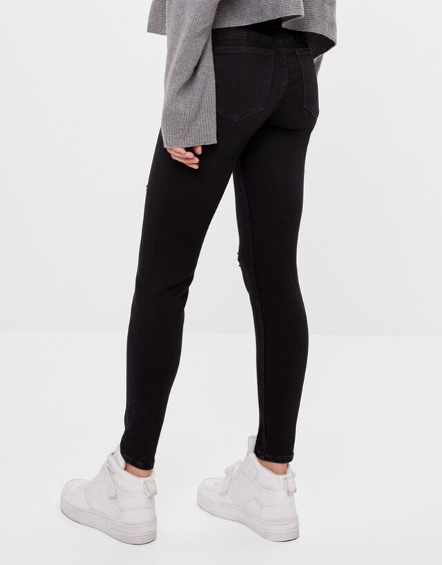 skinny jeans - Denim - Woman | Bershka