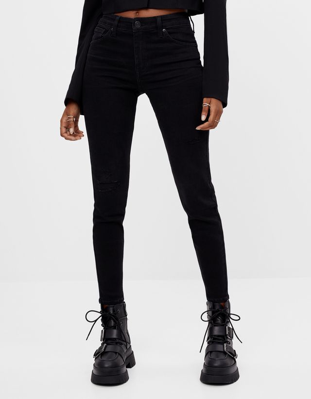 Jeans Push Up Low Rise - Pantalones - Bershka Dominican Republic
