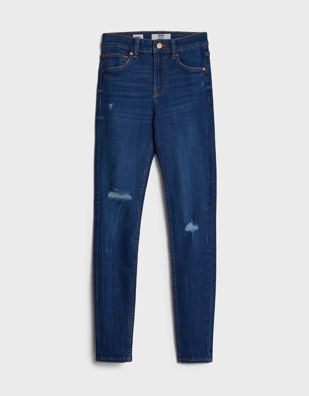 waist jeans - Denim - Bershka Russia