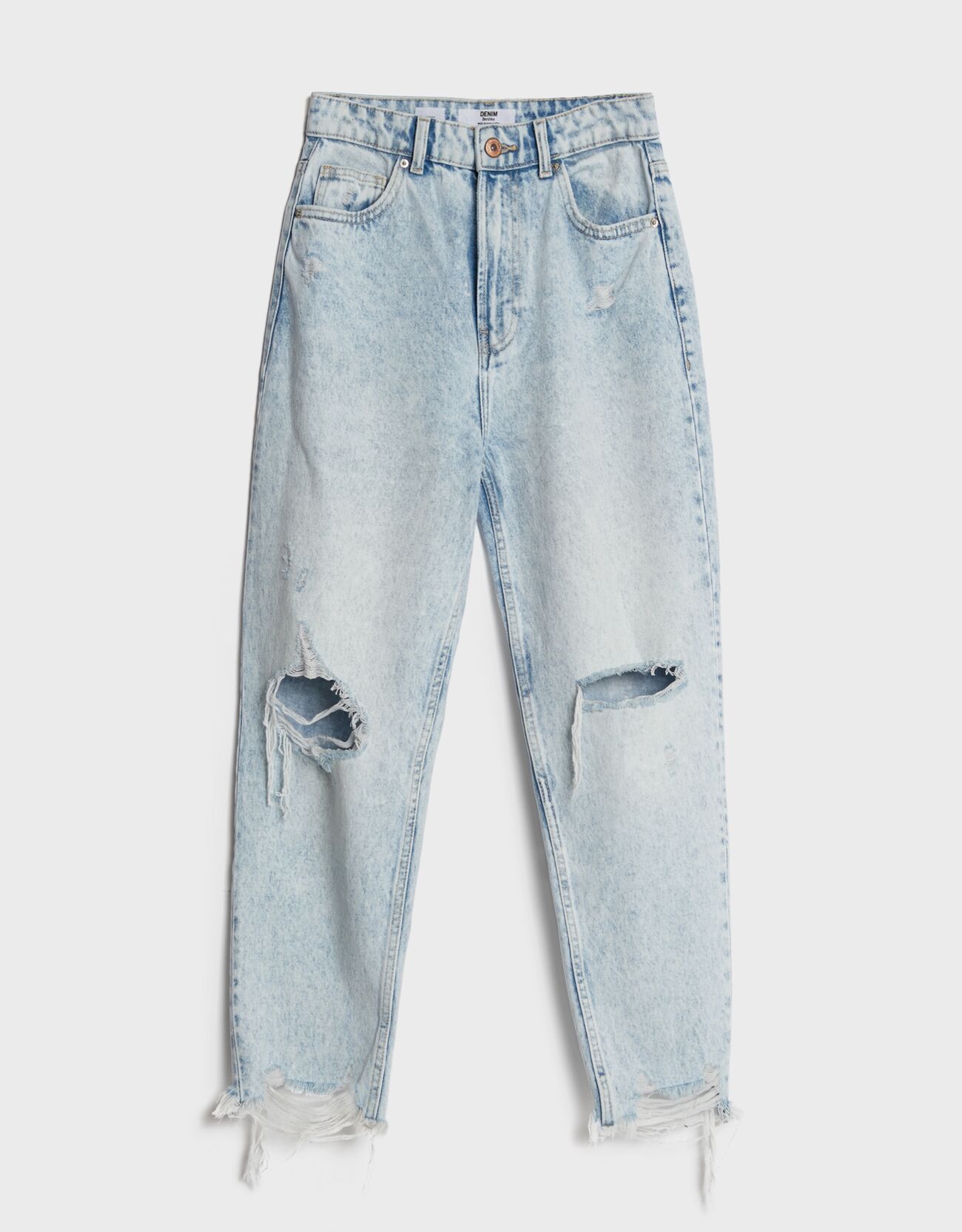 ripped mom jeans bershka