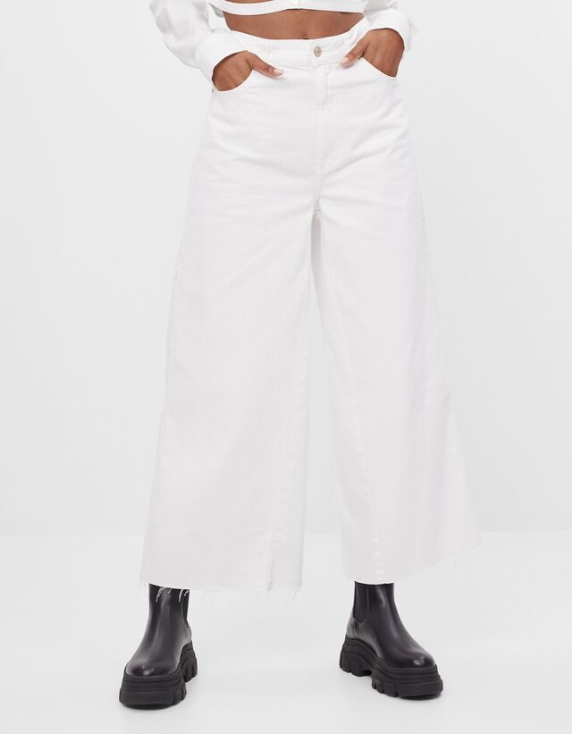Culotte Jeans Null Bershka Israel