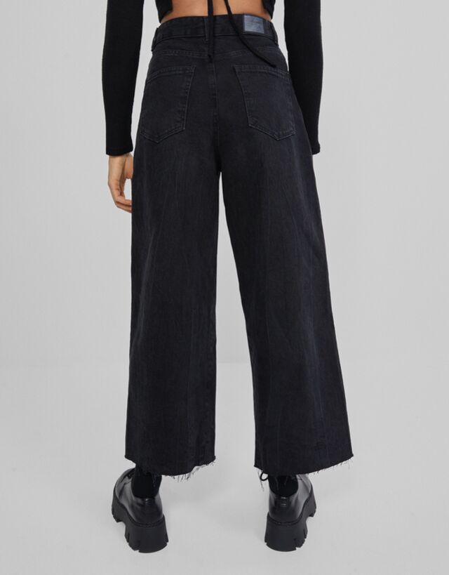 bershka culotte jeans