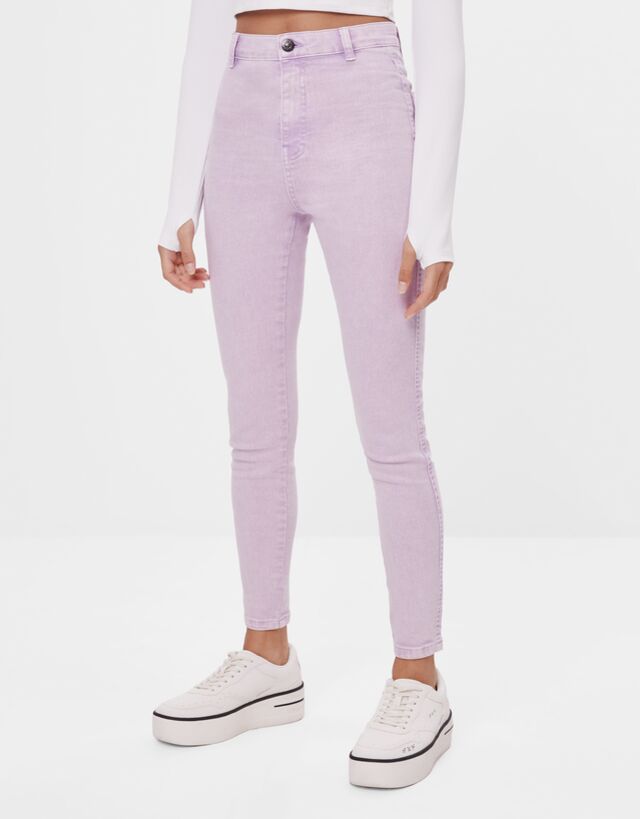 waist jeggings - Trousers - Woman | Bershka