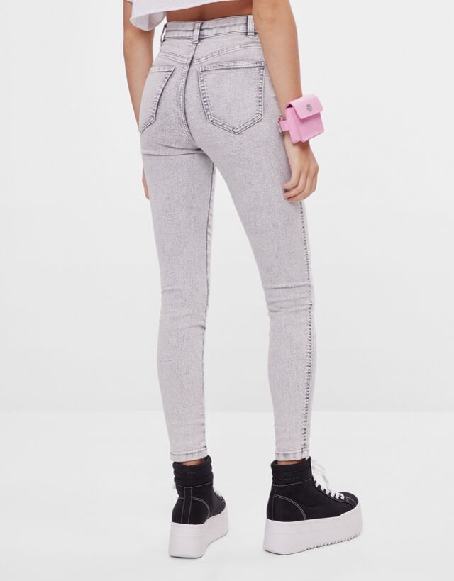 waist jeggings - Trousers - Woman | Bershka