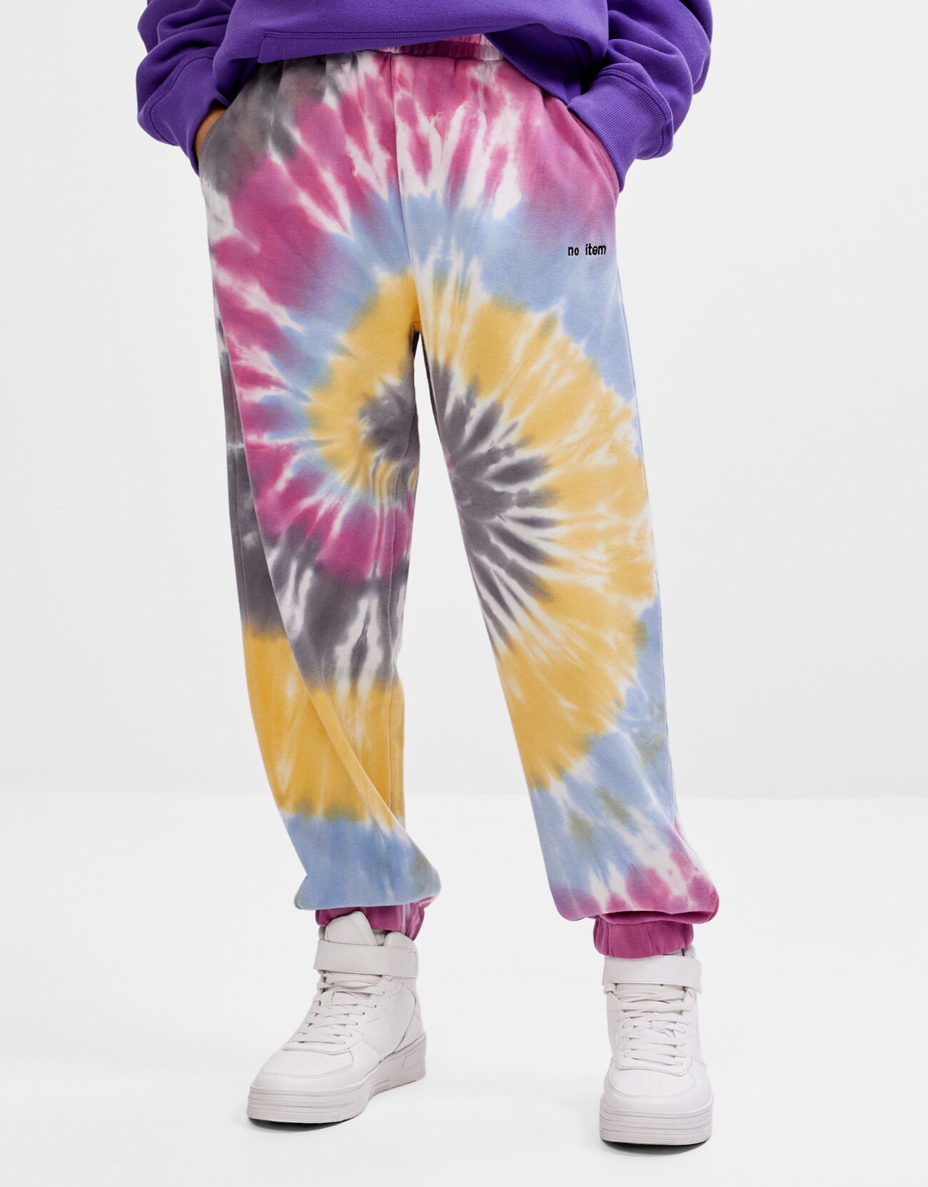 bershka jogger tie dye