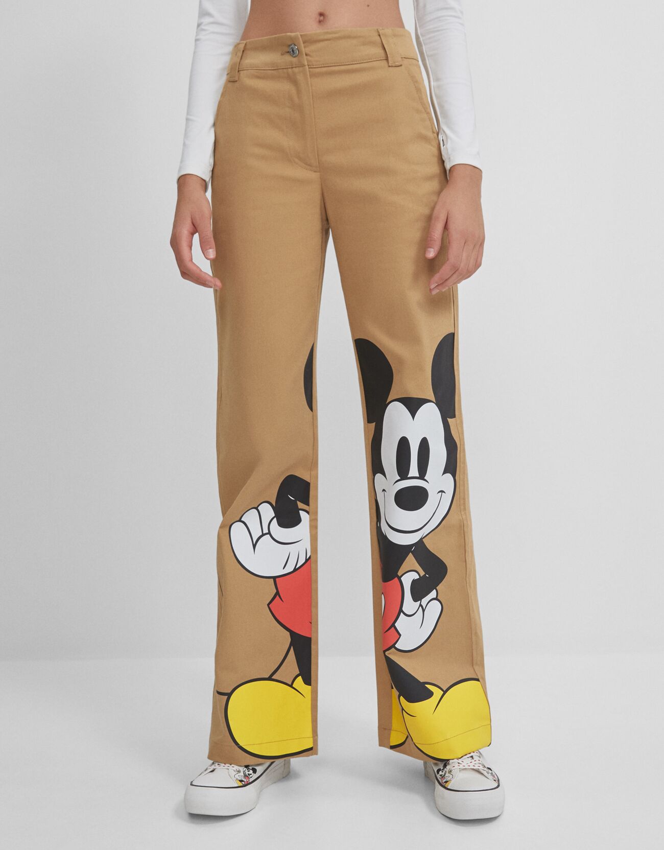Mickey Mouse wide-leg trousers 