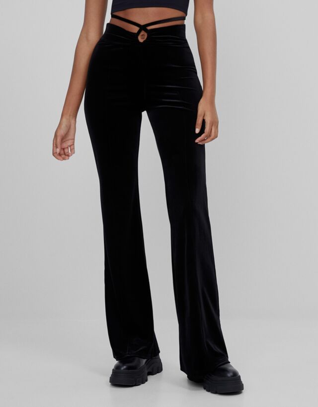 flared trousers bershka