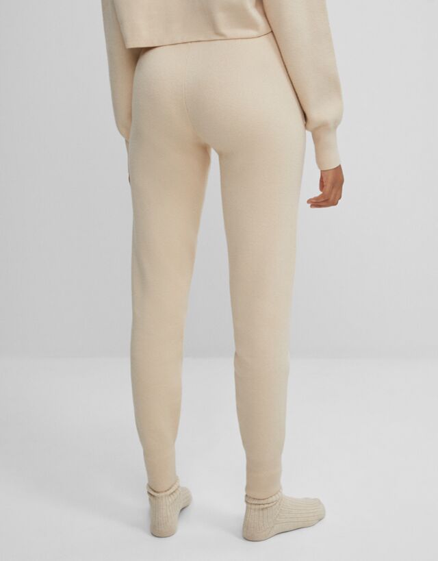 Knit joggers - Trousers - Woman | Bershka