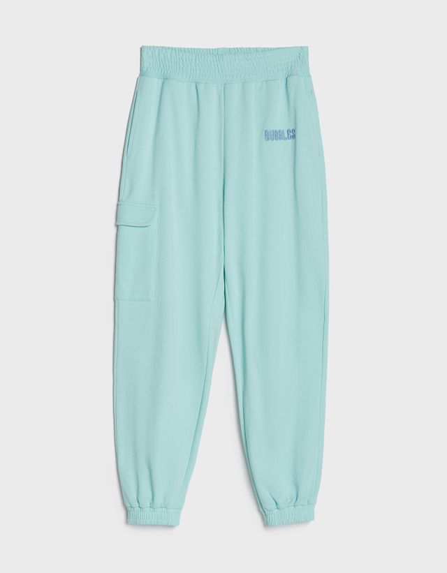 bershka blue joggers