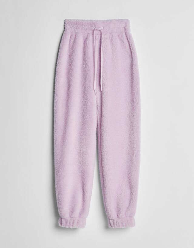 bershka purple joggers