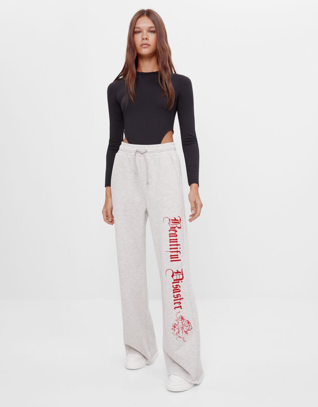 Kadin Yuksek Bel Pantolon Modelleri Yeni Koleksiyon Bershka