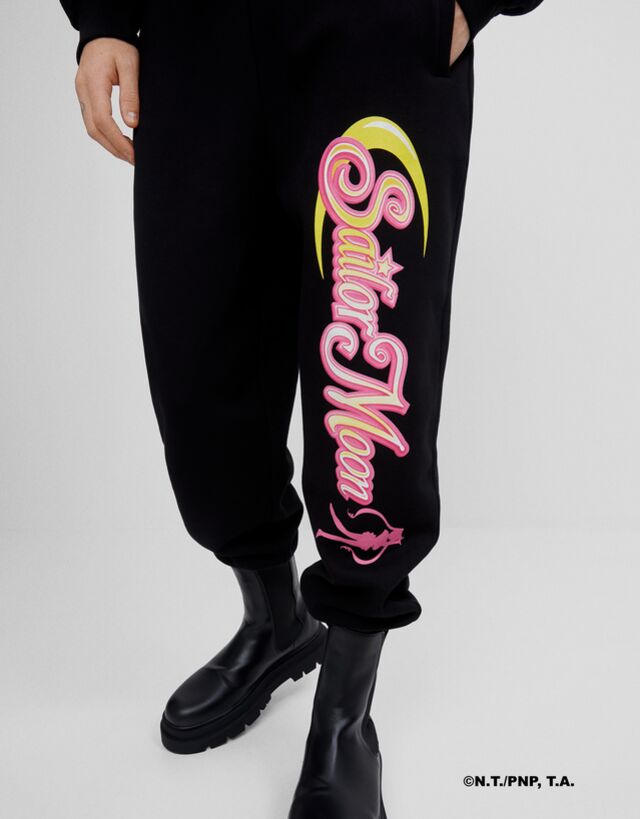 Sailor Moon print trousers - Woman | Bershka