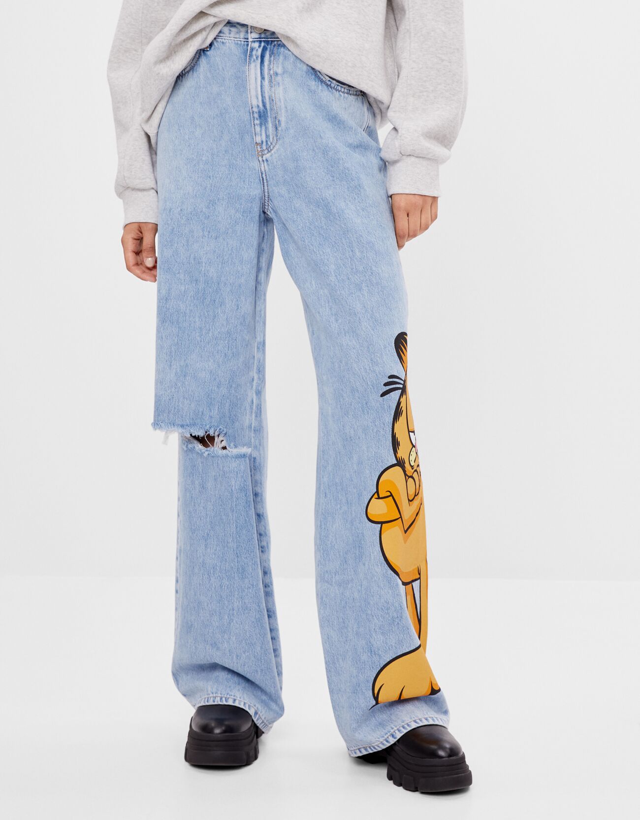 Garfield \u0026 Bershka jeans - Garfield \u0026 Bershka - Bershka Spain - Canary  Islands