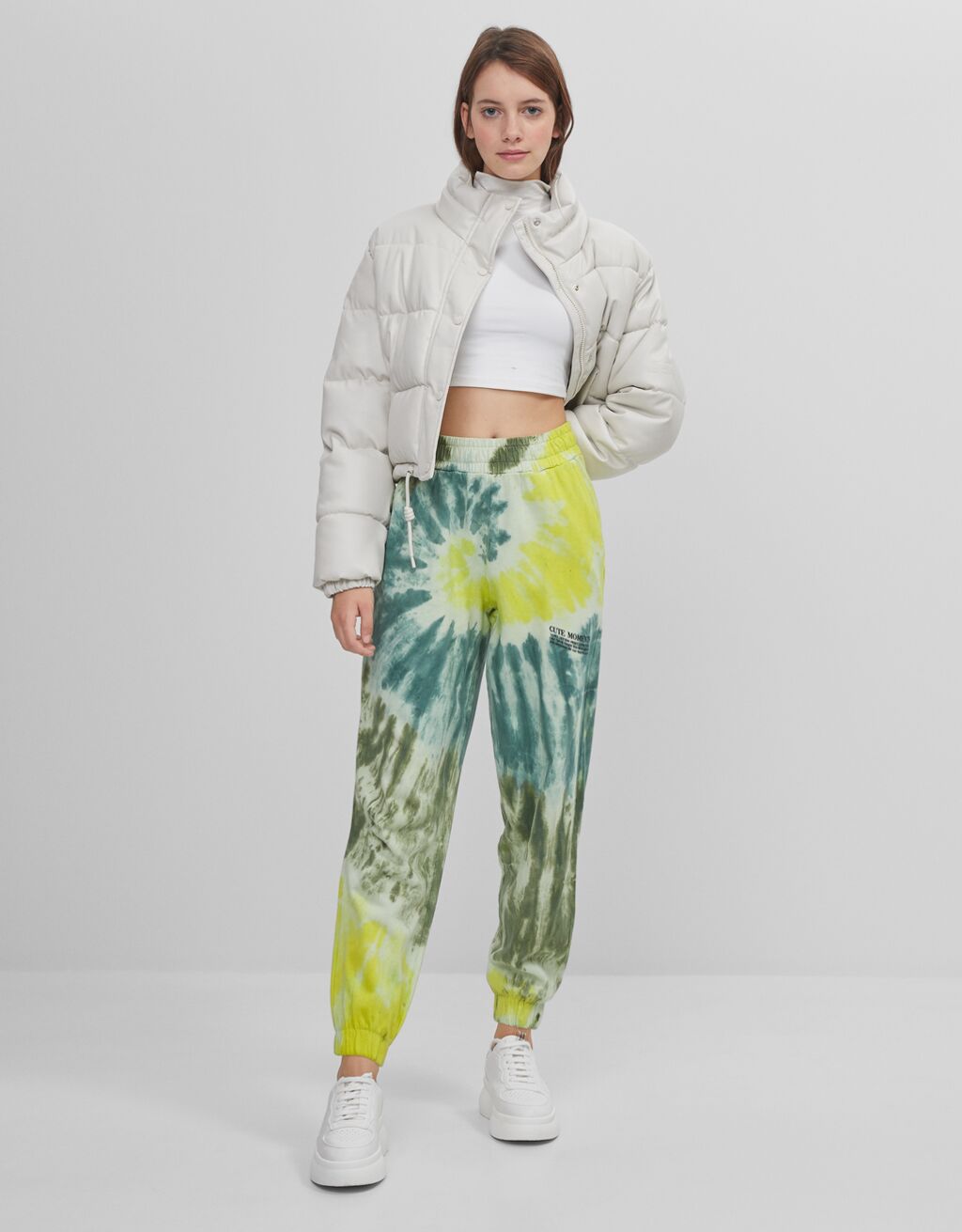 Tie-dye joggers - Jackets - Bershka Kosovo
