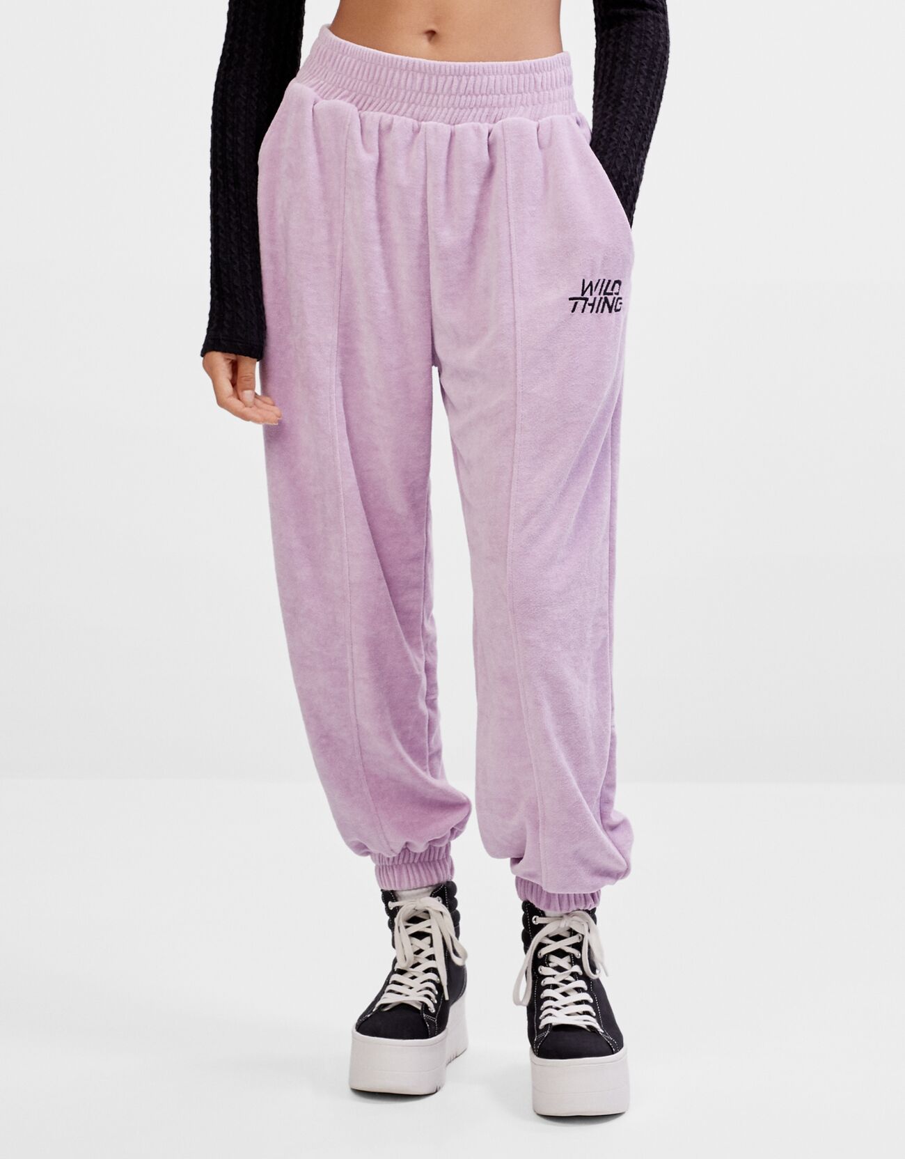 Plush joggers