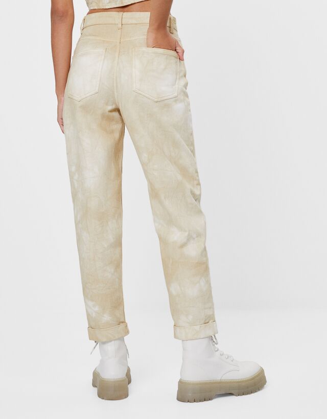 bershka tie dye joggers