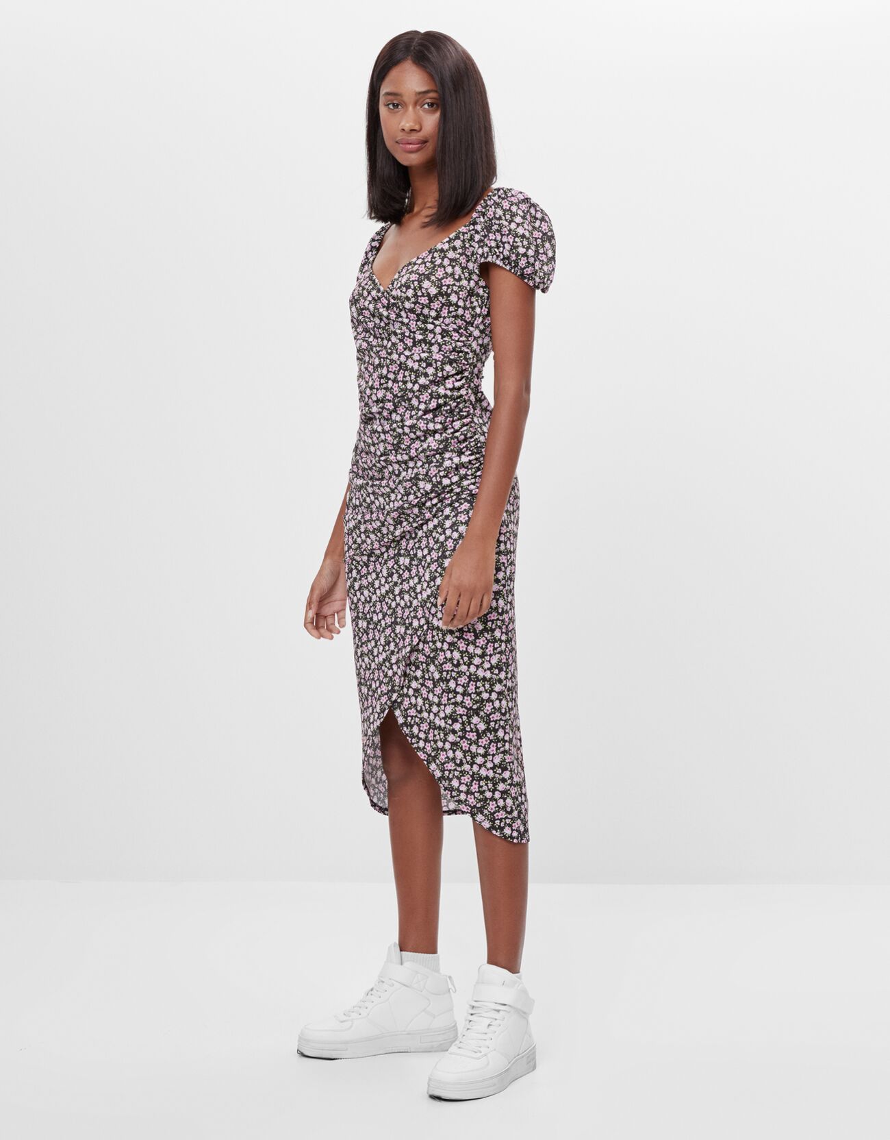 Strappy midi dress - Dresses - Woman 