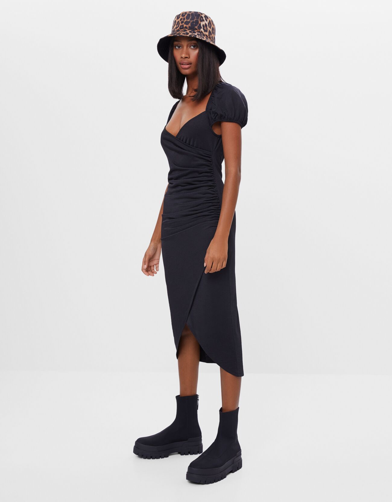 Strappy midi dress - Dresses - Woman 