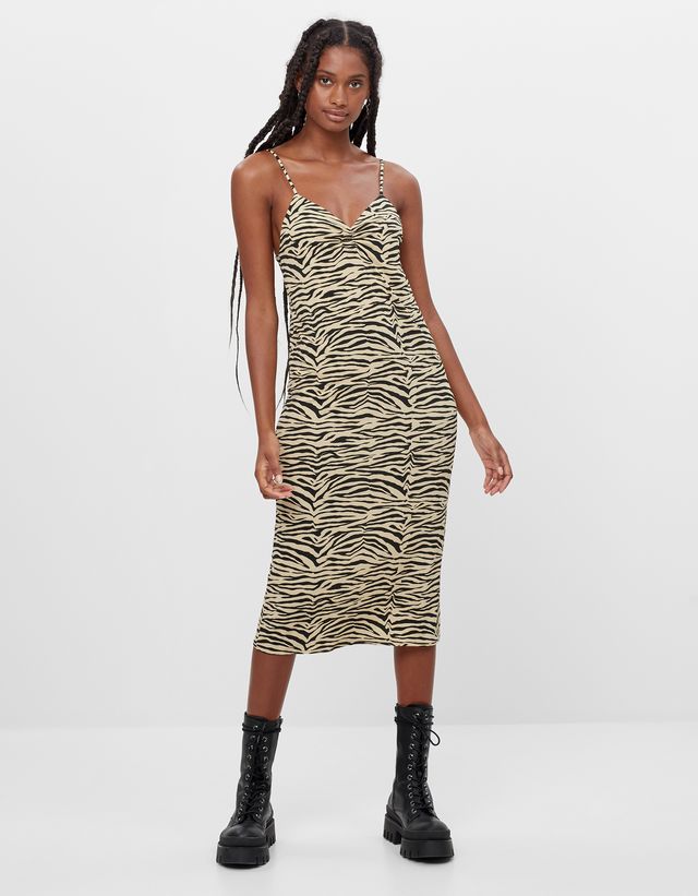 Midi camisole dress - Dresses - Woman 