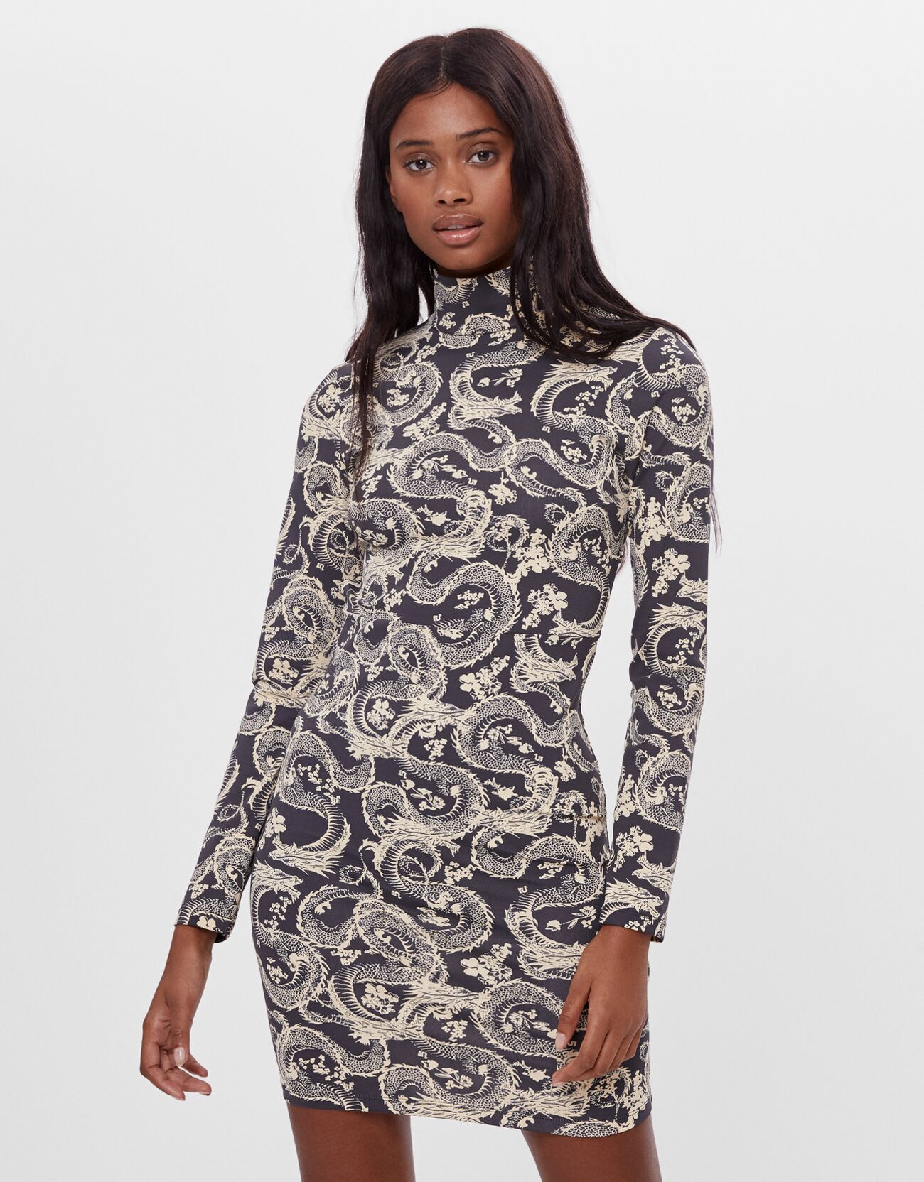 Open-back dress - Dresses - Woman | Bershka
