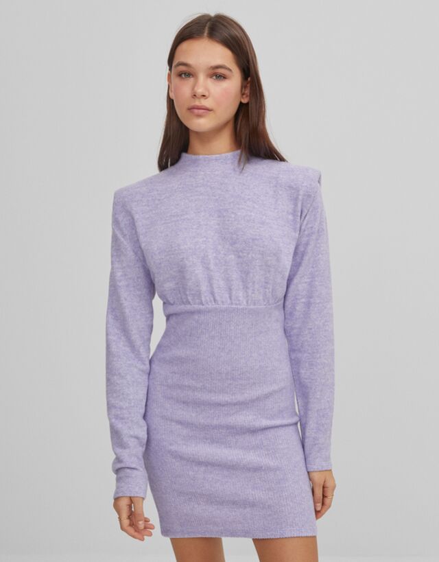 Ribbed mini dress - Dresses - Woman 
