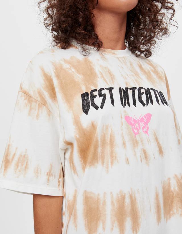 t shirt dress bershka