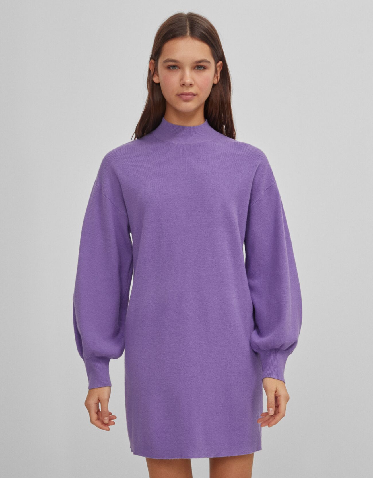 bershka purple dress
