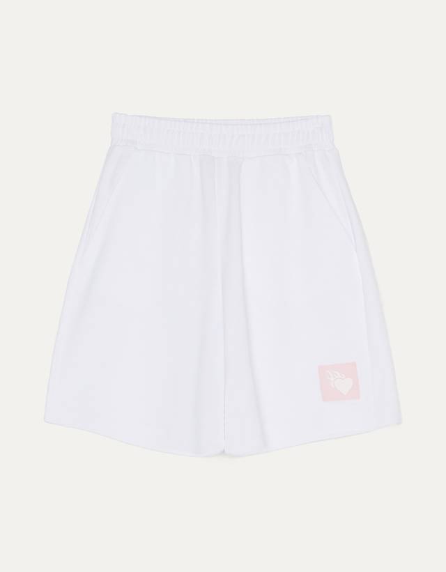 Bermudashorts Aus Pluschgewebe Mit Print Plusch Bershka Luxembourg