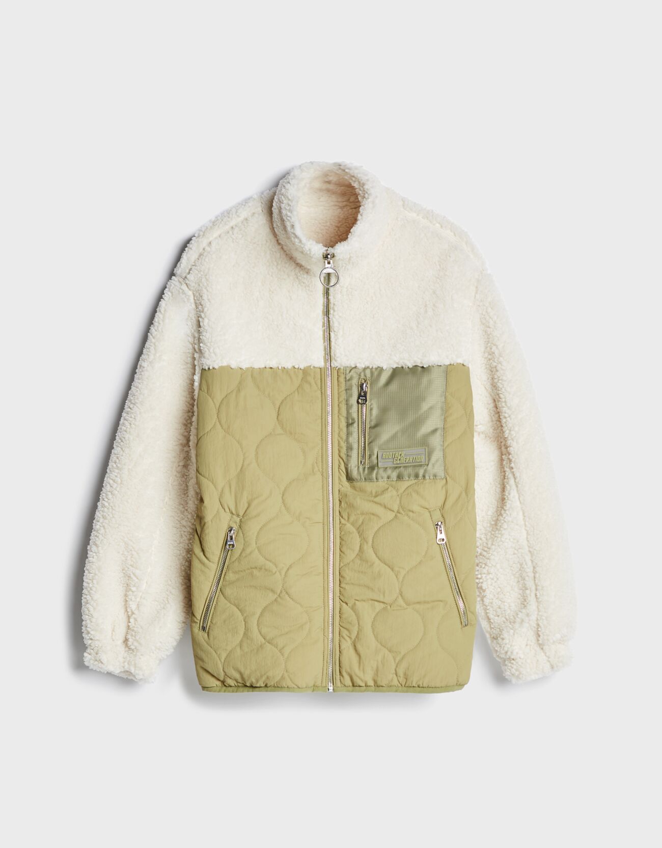 Bershka - Reversible nylon faux jacket