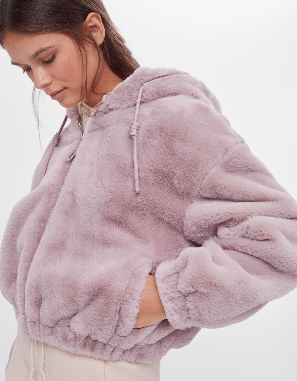hood - Coats - Bershka Denmark