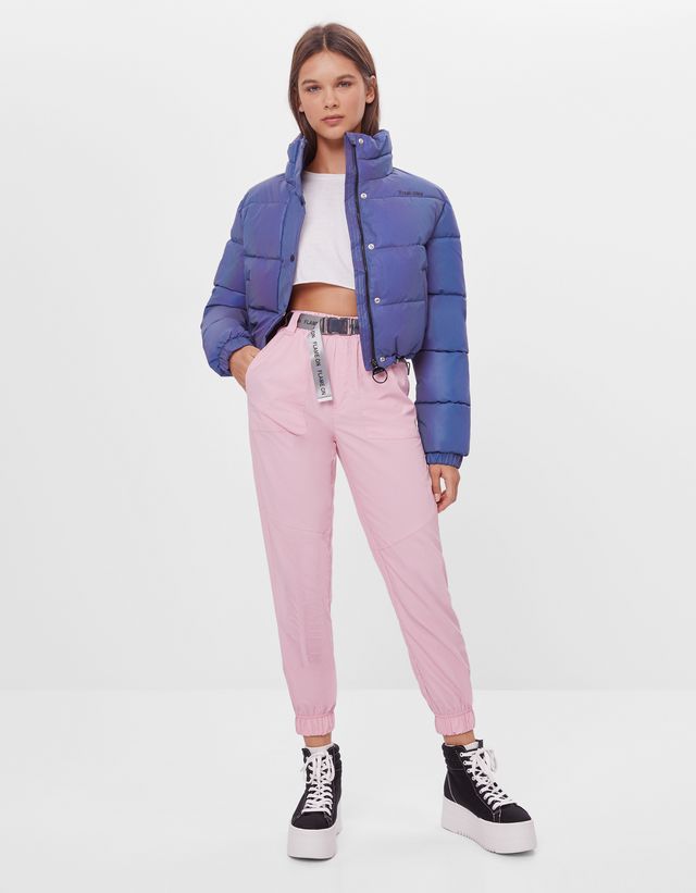 Holographic puffer jacket - Jackets and 
