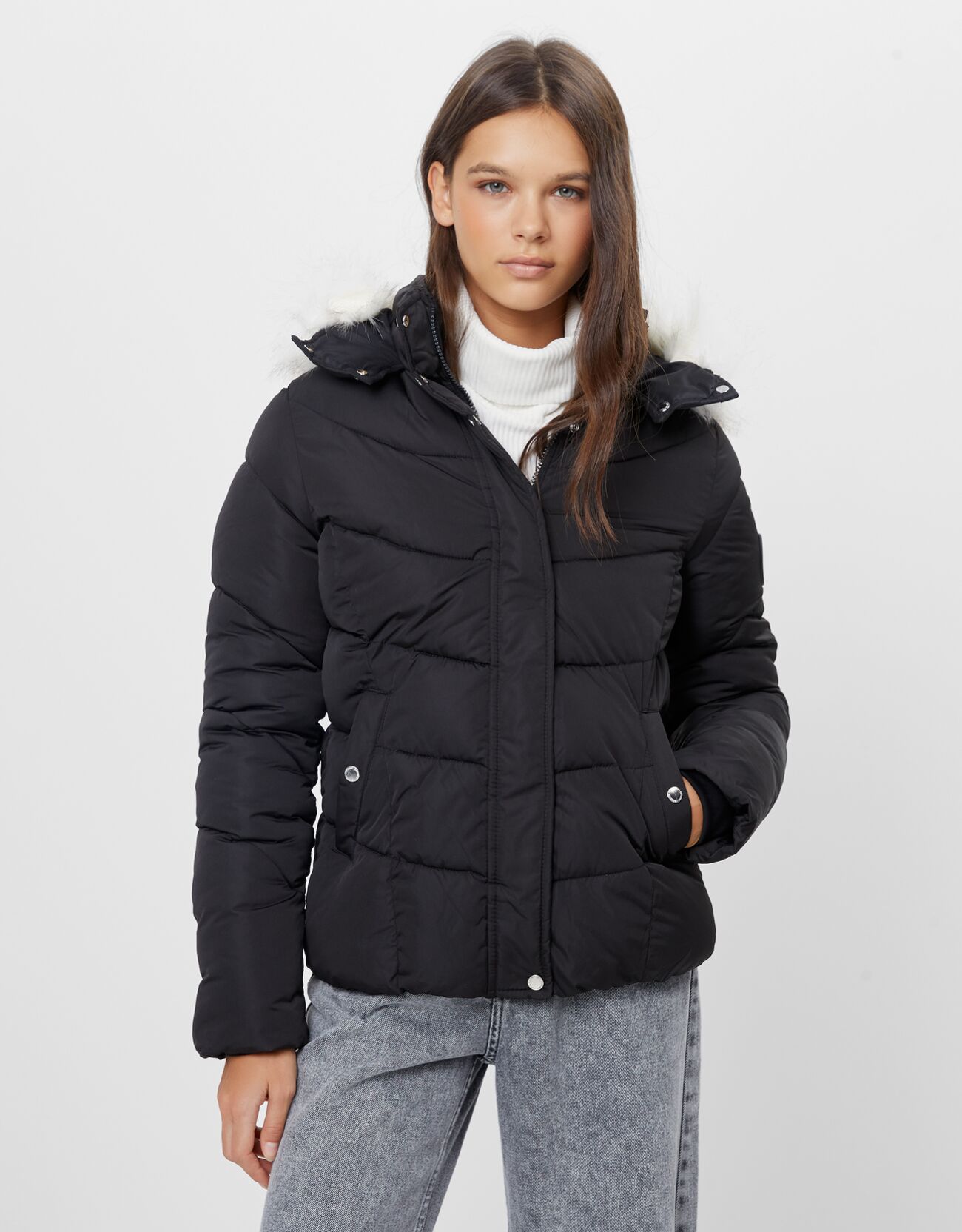 parka jacket bershka