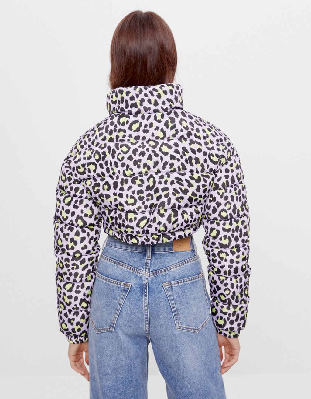 bershka leopard jacket