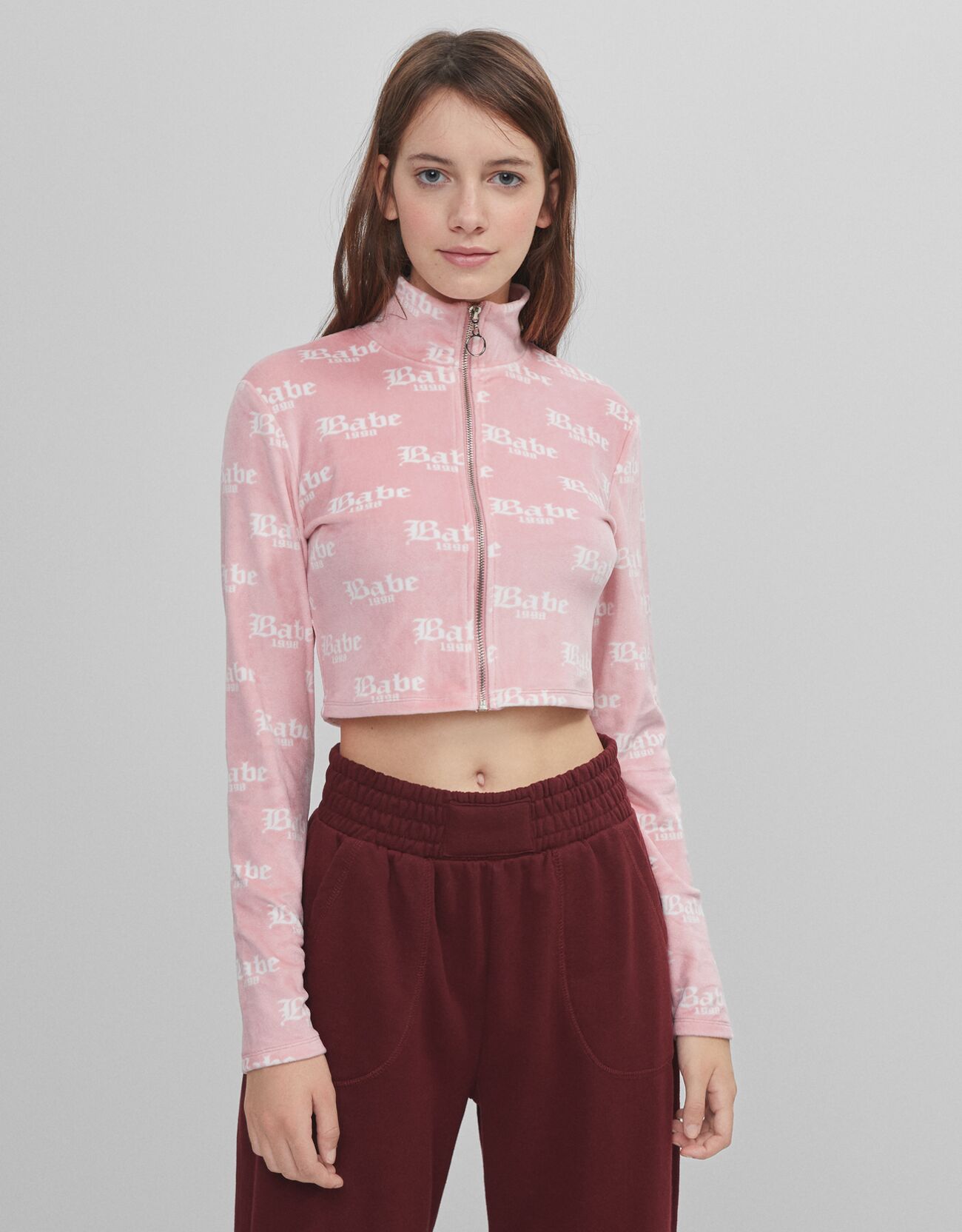 Babe print jacket - Woman | Bershka