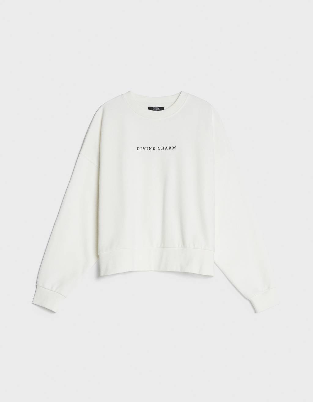 love is always in style sweatshirt zara