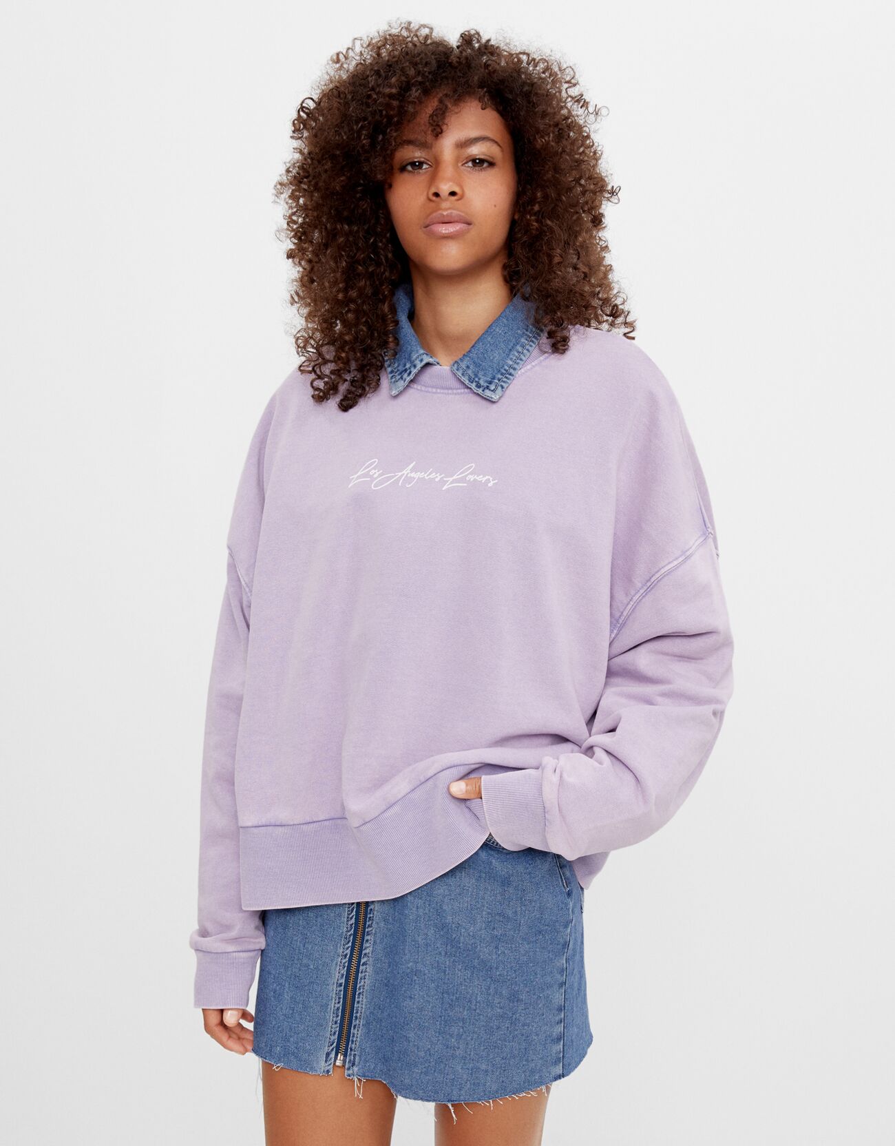 cotton half zip
