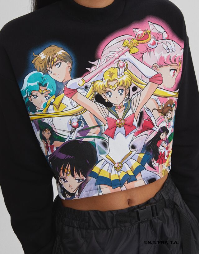 Sailor Moon cropped sweatshirt 