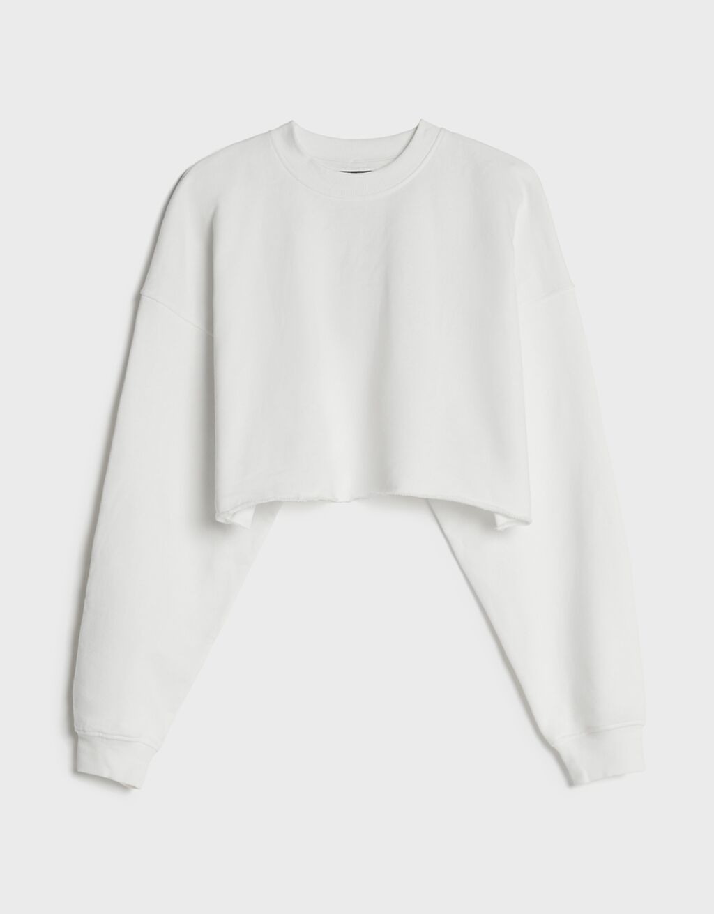 Cropped sweatshirt - Flare - Bershka 