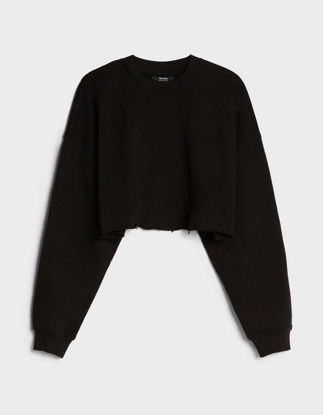 charcoal grey oversized moletom com capuz