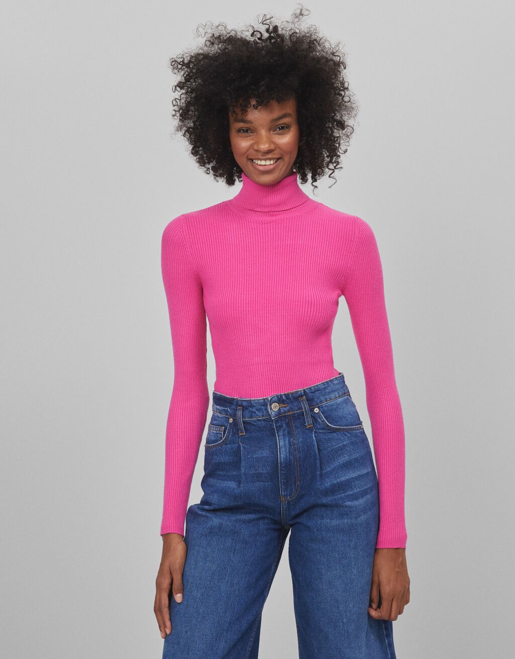 bershka pink jumper