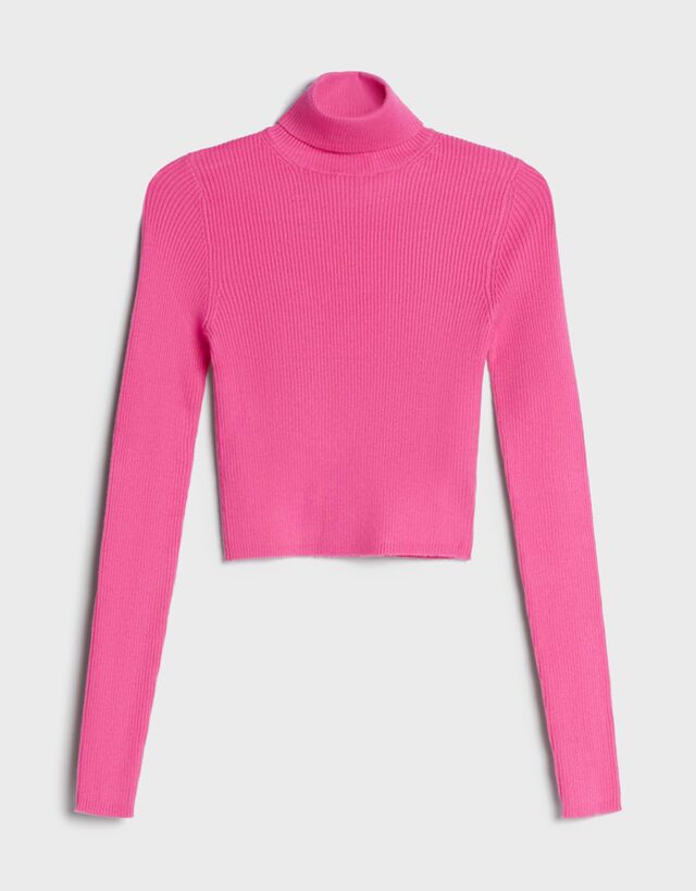 High neck sweater - Woman | Bershka