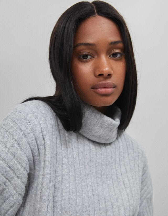 Oversize turtleneck sweater - Woman 